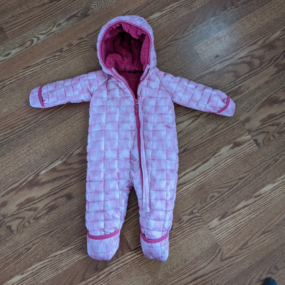 Snozu 9-12m baby girl snowsuit